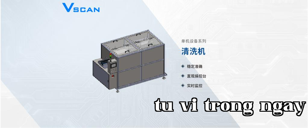 VSCAN - Máy rửa vật liệu phát hiện